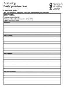 APIE – EVALUATION STATION, NMC OSCE