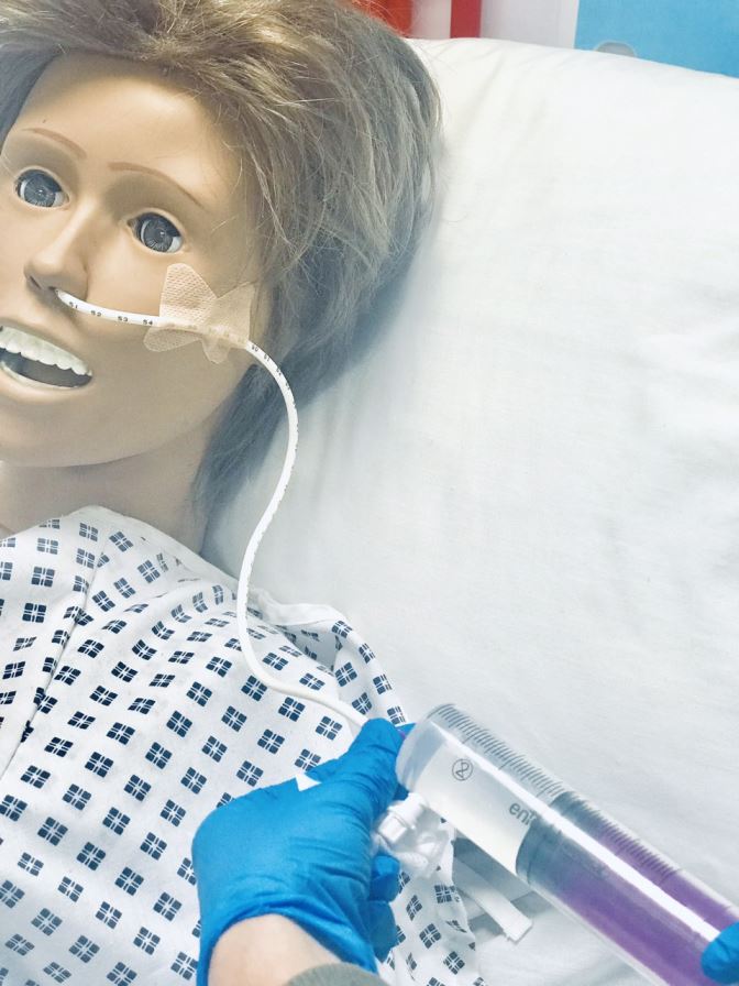 FINE-BORE NASOGASTRIC TUBE INSERTION – NMC OSCE